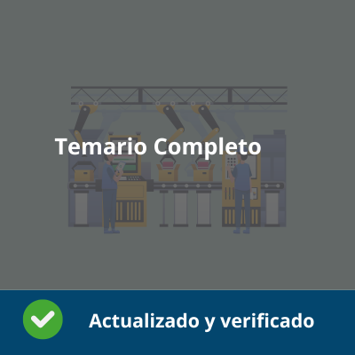 Temario Completo Organización y proyectos de fabricación mecánica - Actualizado - Verificado y Alta Calidad