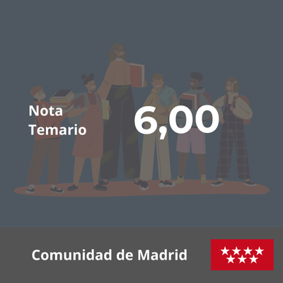 Temario Primaria - 17 temas Oposiciones Madrid 2022 - 6,00