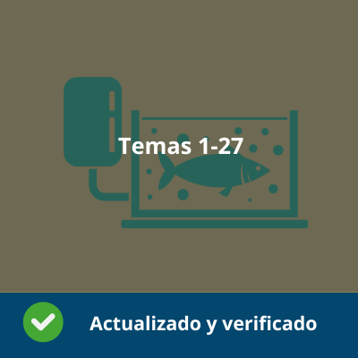 Temario Instalaciones y equipos de cría y cultivo - Temas 1-27- Verificado y Actualizado