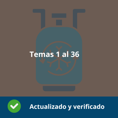 Temario Instalación y mantenimiento de equipos térmicos y de fluidos - Temas 1 al 36 - Actualizado - Verificado y Alta Calidad