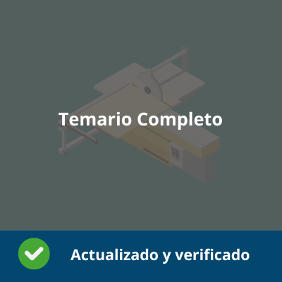 Temario Completo Procesos y Productos en Madera y Mueble - Verificado y Actualizado