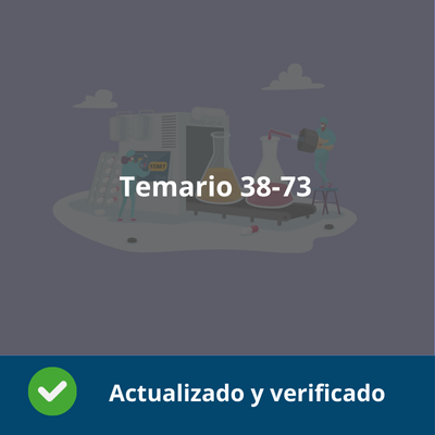 Temario Análisis y química industrial - Temas del 38 al 73 - Actualizado - Verificado y Alta Calidad