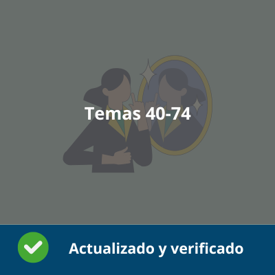 Temario Asesoría y Procesos de Imagen Personal - Tema 40 al 74 - Actualizado - Verificado y Alta Calidad