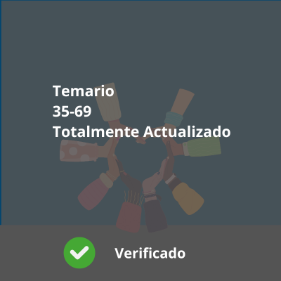 Temario Oposiciones Intervención Sociocomunitaria - Temas 35-69 - Actualizado - Verificado y Alta Calidad