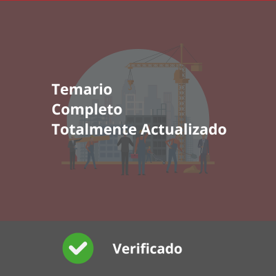Temario Completo Oficina de proyectos de construcción - 65 Temas Actualizados - Verificado y Alta Calidad