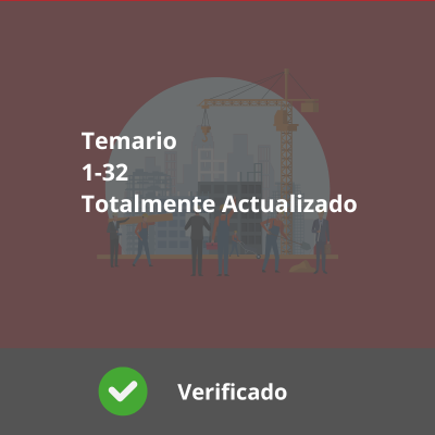 Temario Oficina de proyectos de construcción - 32 Temas Actualizados - Verificado y Alta Calidad - Del 1 al 32