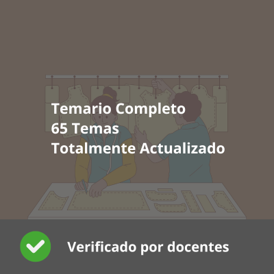 Temario Completo Patronaje y Confección - 65 Temas Actualizado - Verificado y Alta Calidad