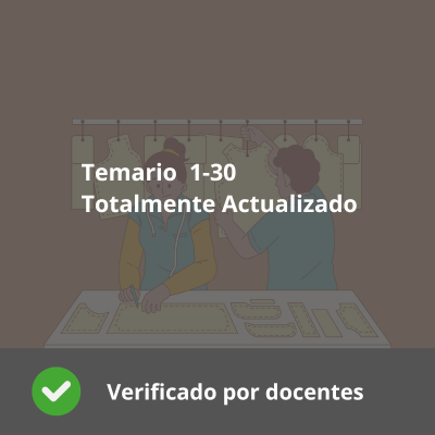 Temario Patronaje y Confección - 30 Temas Actualizado 2024 - Verificado y Alta Calidad - Del tema 1 al 30