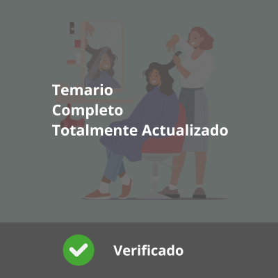 Temario Completo Oposiciones Peluquería- Actualizado - Verificado y Alta Calidad