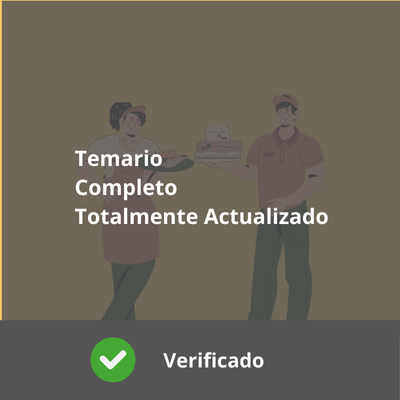Temario Completo Servicios de Restauración - Actualizado - Verificado y Alta Calidad