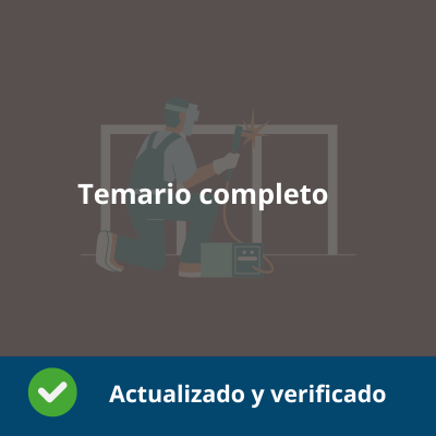 Temario Completo Soldadura - Actualizado - Verificado y Alta Calidad
