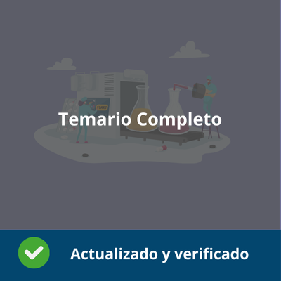 Temario Completo Análisis y química industrial - Actualizado - Verificado y Alta Calidad