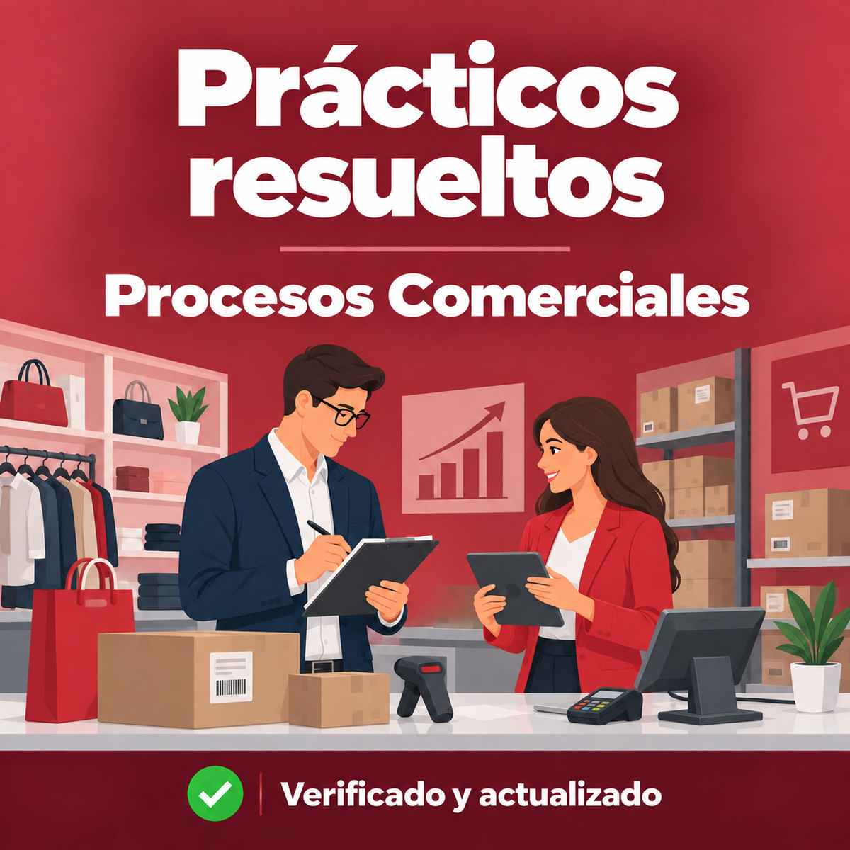 Ejercicios resueltos y actualizados de Procesos Comerciales — Oposiciones FP