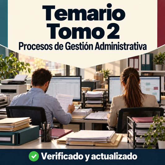 Temario Procesos de Gestión Administrativa FP  actualizado tomo 2