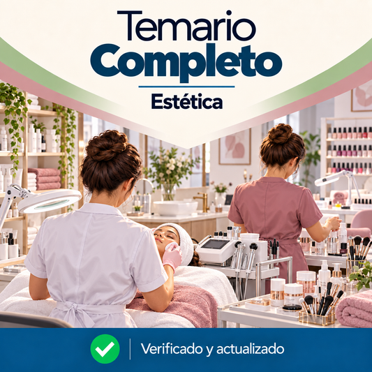 temario completo actualizado profesorado estetica fp oposiciones