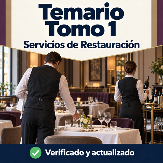 Temario Servicios de Restauración FP - Temas 1 al 30
