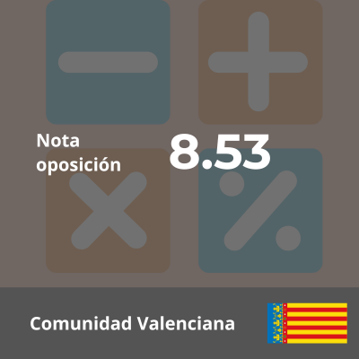 Temario Matemáticas - 24 Temas - Oposiciones C.Val 2023 -  8,53