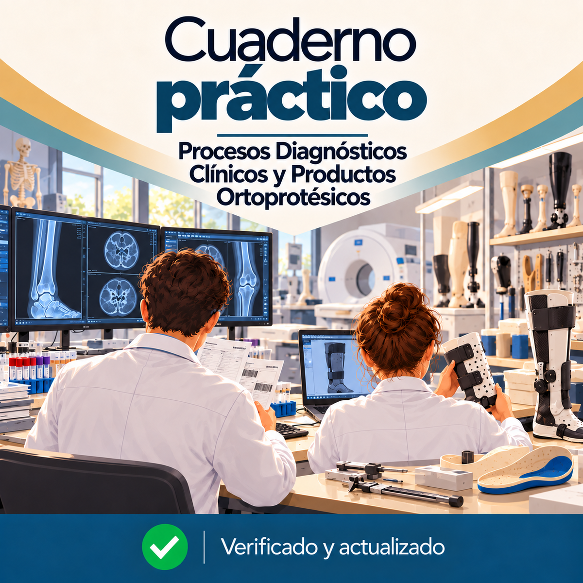 cuaderno de supuestos prácticos reales de Procesos Diagnósticos Clínicos y Productos Ortoprotésicos para oposiciones FP
