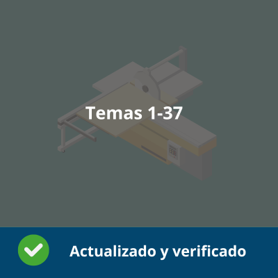 Temario Procesos y Productos en Madera y Mueble - Temas 1-37 - Verificado y Actualizado