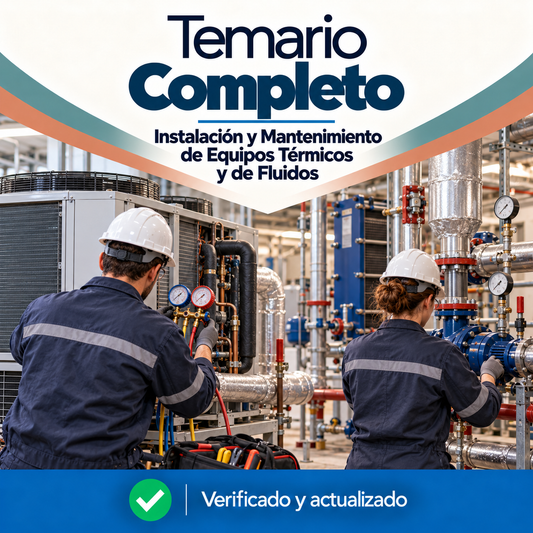 temario completo  Instalación y mantenimiento de equipos térmicos 