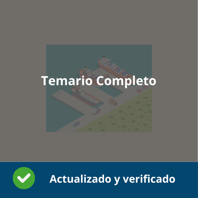 Temario Completo - Navegación e Instalaciones Marinas -  Verificado y Actualizado