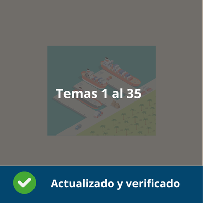 Temas 1 al 35 - Navegación e Instalaciones Marinas -  Verificado y Actualizado