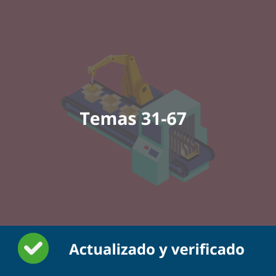 Tema 31-67 Operaciones de Procesos -  Verificado y Actualizado