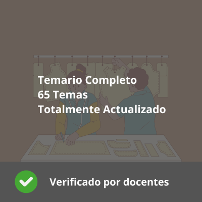 Temario Completo Patronaje y Confección  - 65 Temas Actualizado 2024 - Verificado y Alta Calidad