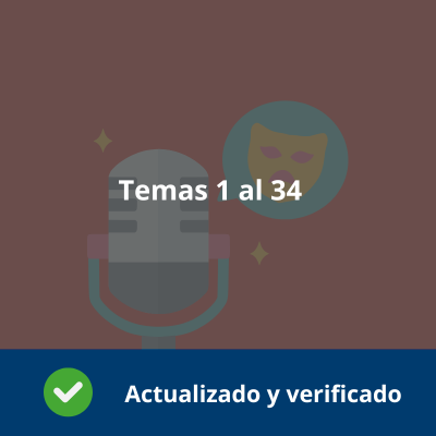 Temario Procesos y Medios de Comunicación - Tema 1 al 34- Actualizado - Verificado y Alta Calidad