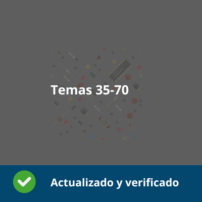 Temas 35-70 Sistemas Electrónicos -  Verificado y Actualizado