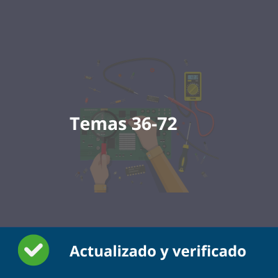 Temas 36-72 Sistemas Electrotécnicos y Automáticos -  Verificado y Actualizado